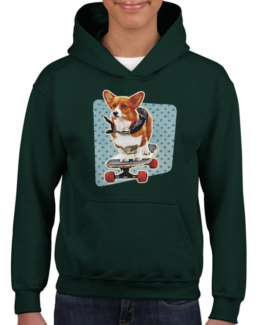 Custom Pet Portrait on a Hoodie for Kids - Retro Style - Unique Personalised Gift