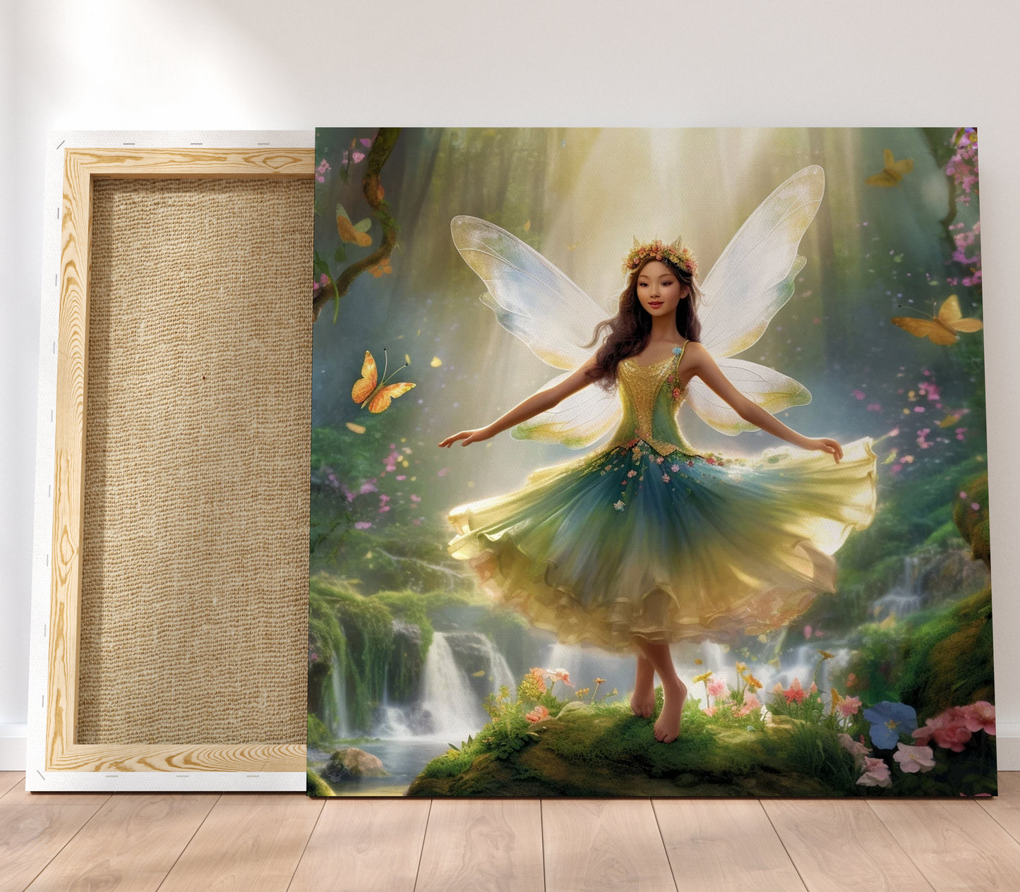 Adorable Fairy Themed Wall Prints - Perfect for Girls; Bedroom Decor - Vibrant, Magical Artwork