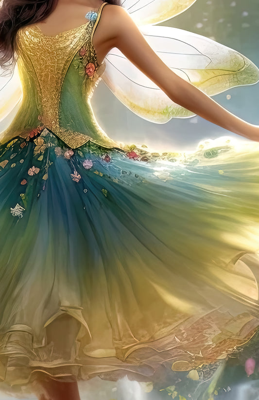 Adorable Fairy Themed Wall Prints - Perfect for Girls; Bedroom Decor - Vibrant, Magical Artwork