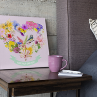 Personalized artwork based on your photo on canvas -  Unique gift - Custom print- Watercolor style