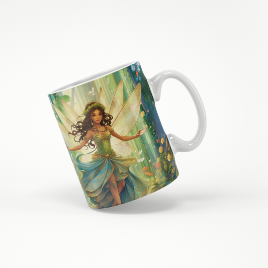 Magical Forest Fairy Coffee Cup - Mystical Morning Brew