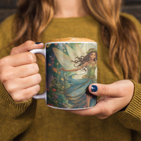 Magical Forest Fairy Coffee Cup - Mystical Morning Brew