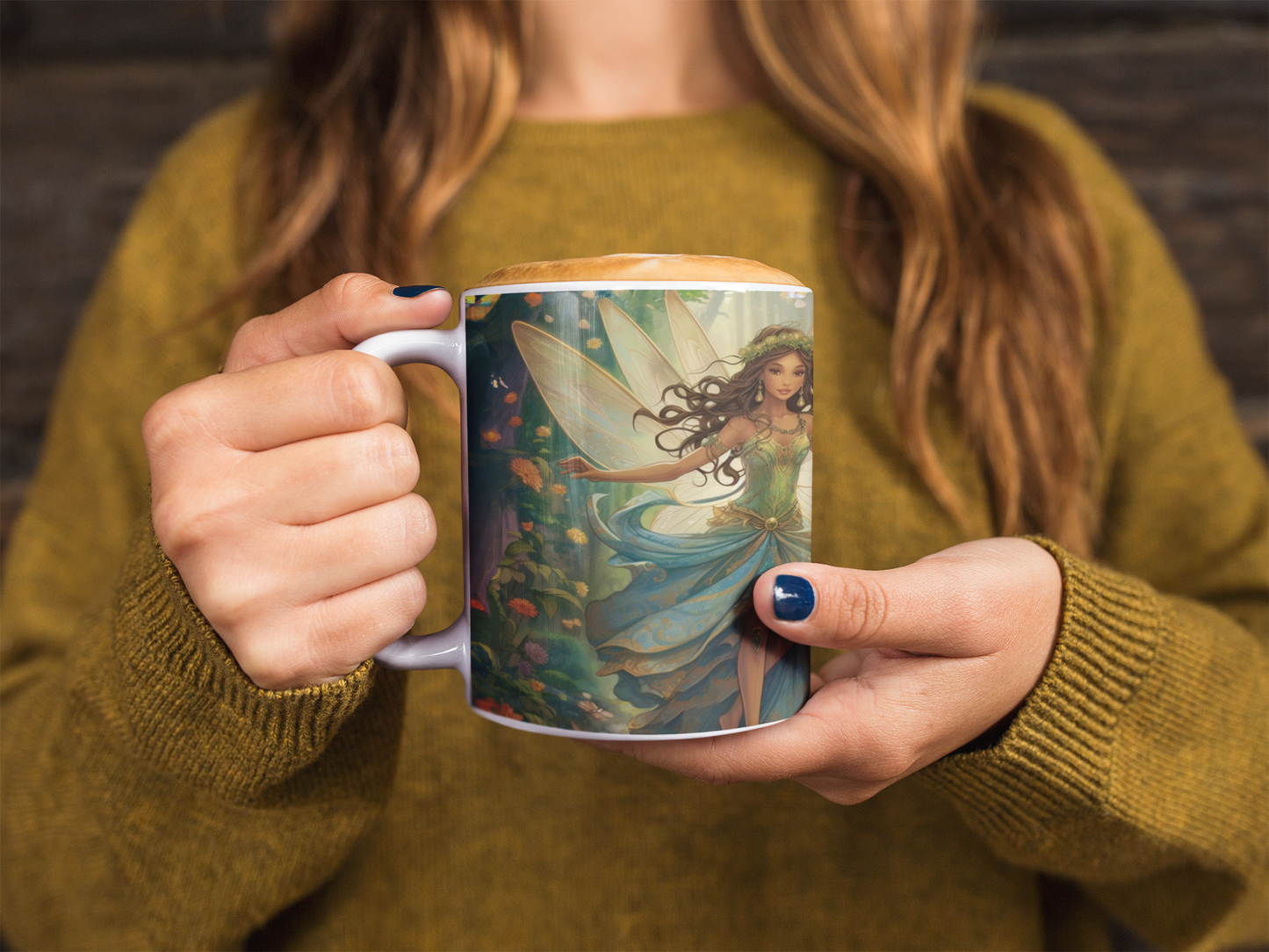 Magical Forest Fairy Coffee Cup - Mystical Morning Brew