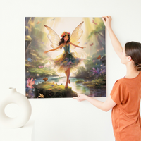 Fairy Tale Enchantment Wall Art - Magical Wonderland Fairy for Girls' Room Decor