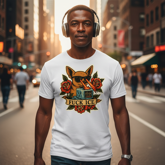 Chihuahua Statement Tee | Melting Ice Tattoo Dog Shirt | Bold Graphic Tee