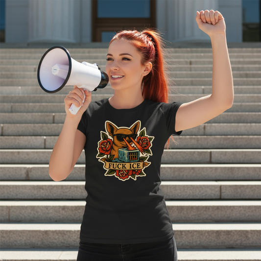 Chihuahua Statement Tee | Melting Ice Tattoo Dog Shirt | Bold Graphic Tee