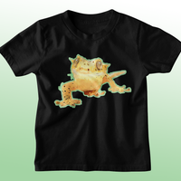 Kids Tshirt - Custom Cartoon Pet Portrait  on a  t-shirt - pet portrait custom - Unique Personalised Gif