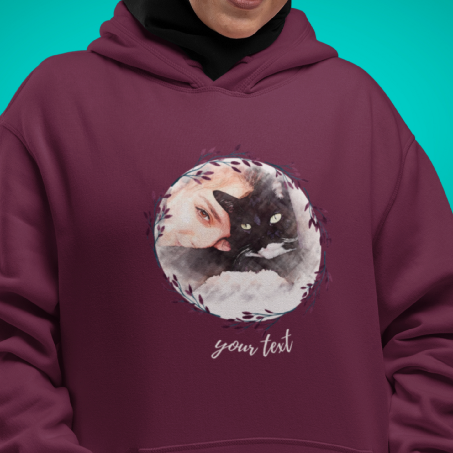 Scrape Art style Pet Hoodie - Unique Design Custom Pet Sweatshirt