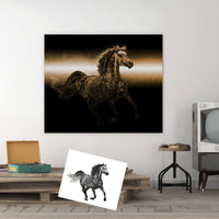 Custom Canvas Print from Your Photo - Unique Cosmic Burst Artwork - Personalized Gift Idea