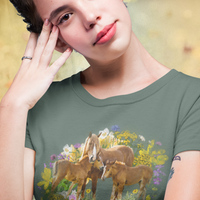 Watercolor Style Custom Pet T-Shirt - A Vivid Canvas of Cozy Fashion