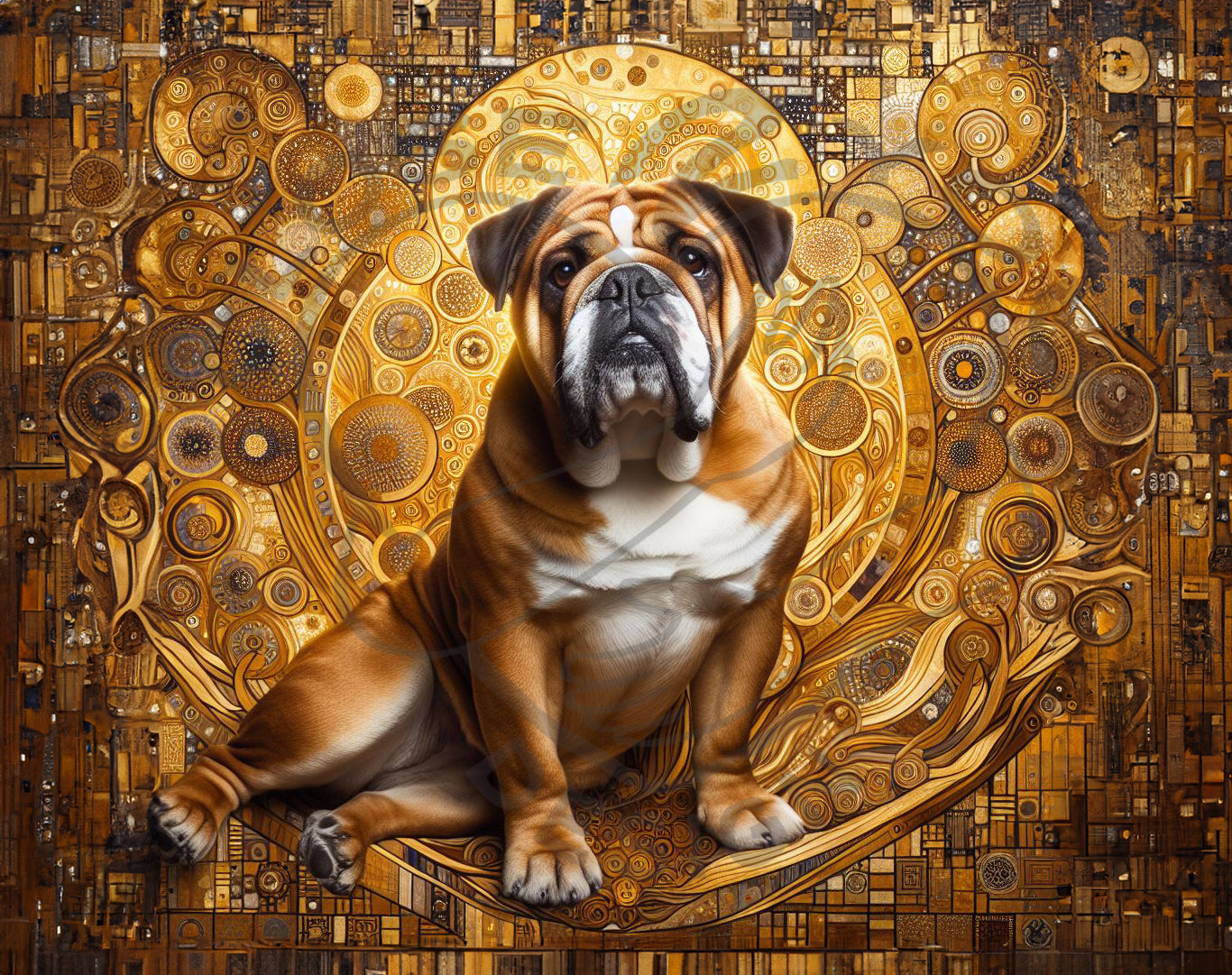 2025 English Bulldog Art Calendar - 12 Unique Artistic Styles