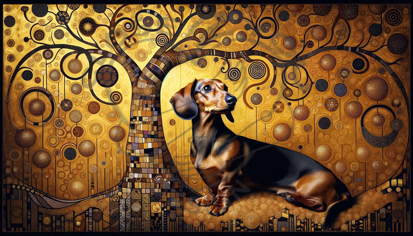 2024 Dachhund Art Calendar - 12 Unique Artistic Styles