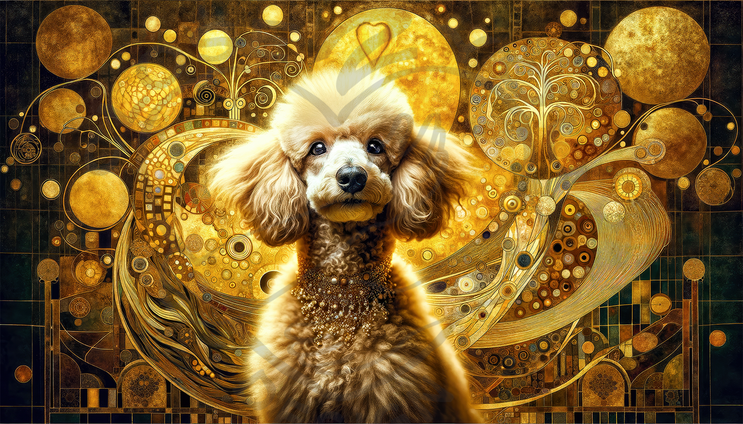 2025 Poodle Art Calendar - 12 Unique Artistic Styles