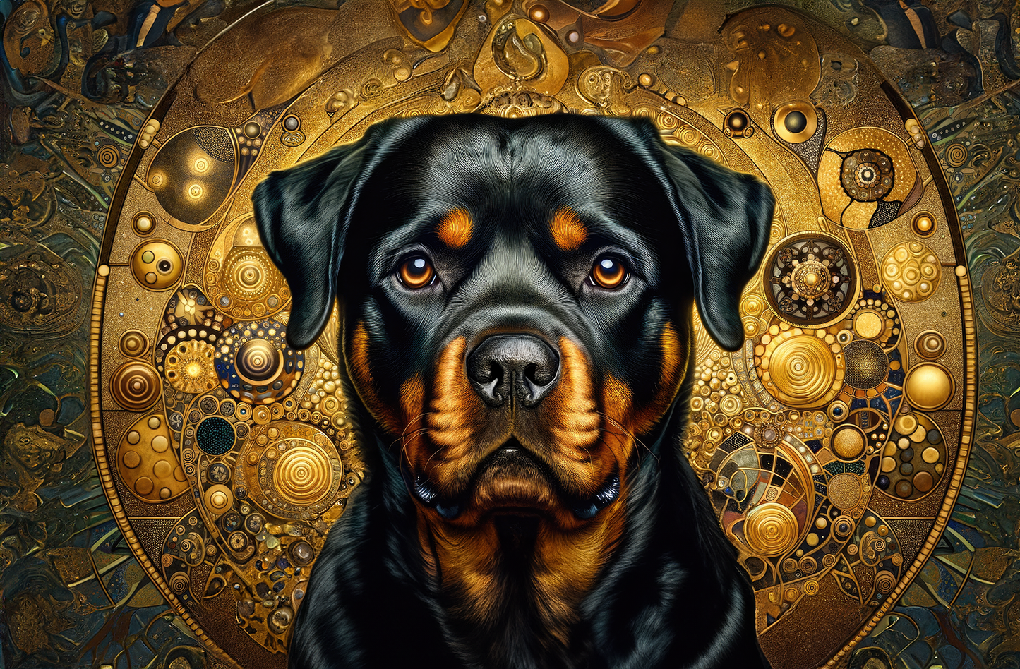 2025 Rottweiler Art Calendar - 12 Unique Artistic Styles