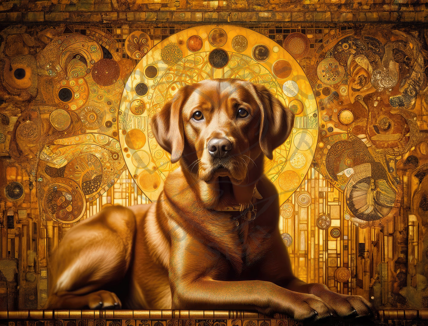 2025 labrador Art Calendar - 12 Unique Artistic Styles