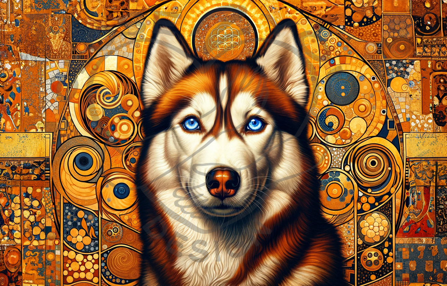 2025 Siberian Husky Art Calendar - 12 Unique Artistic Styles