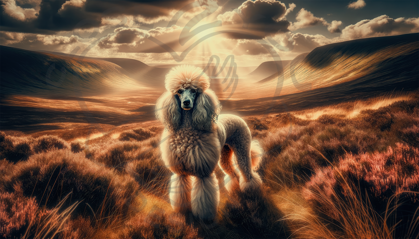 2025 Poodle Art Calendar - 12 Unique Artistic Styles