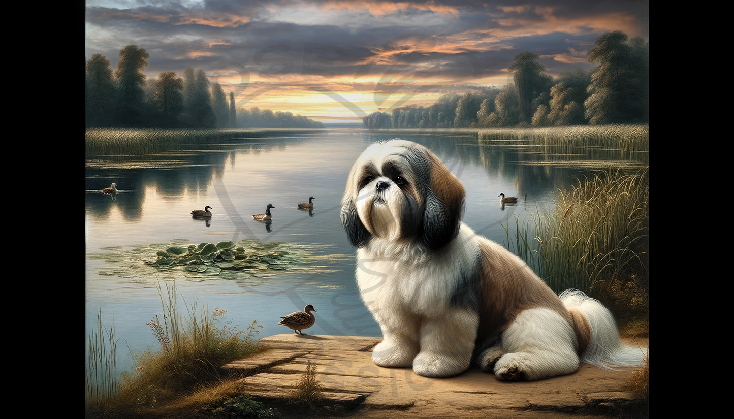 2025 Shih tzu Art Calendar - 12 Unique Artistic Styles