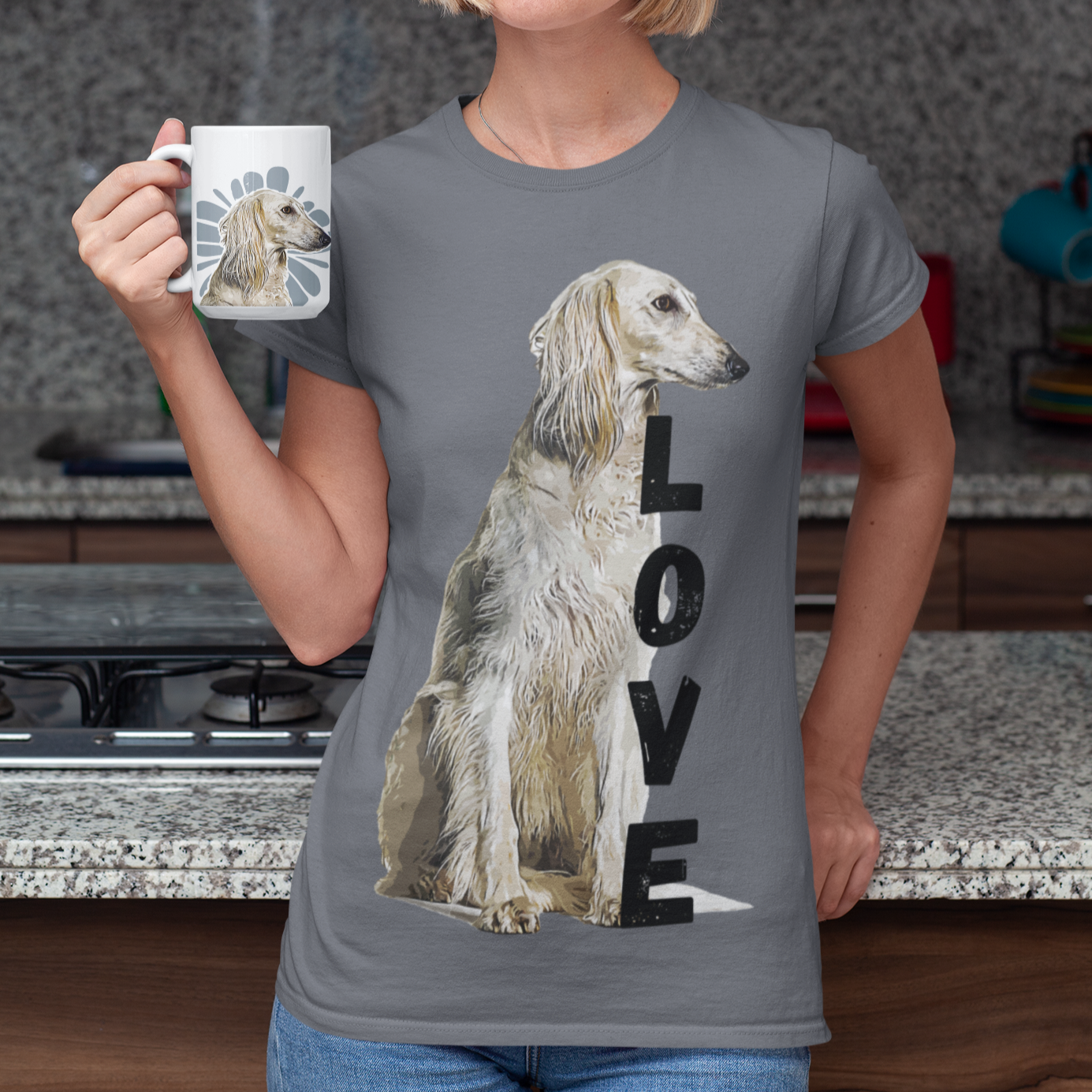 Custom Pet Art T-Shirt - A Colorful Canvas of Comfort and Style!