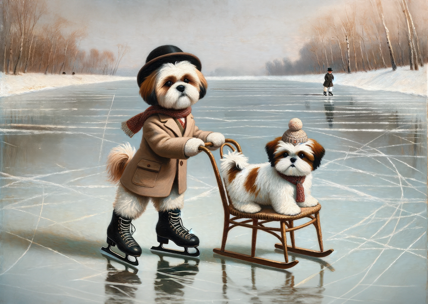 2025 Shih tzu Art Calendar - 12 Unique Artistic Styles