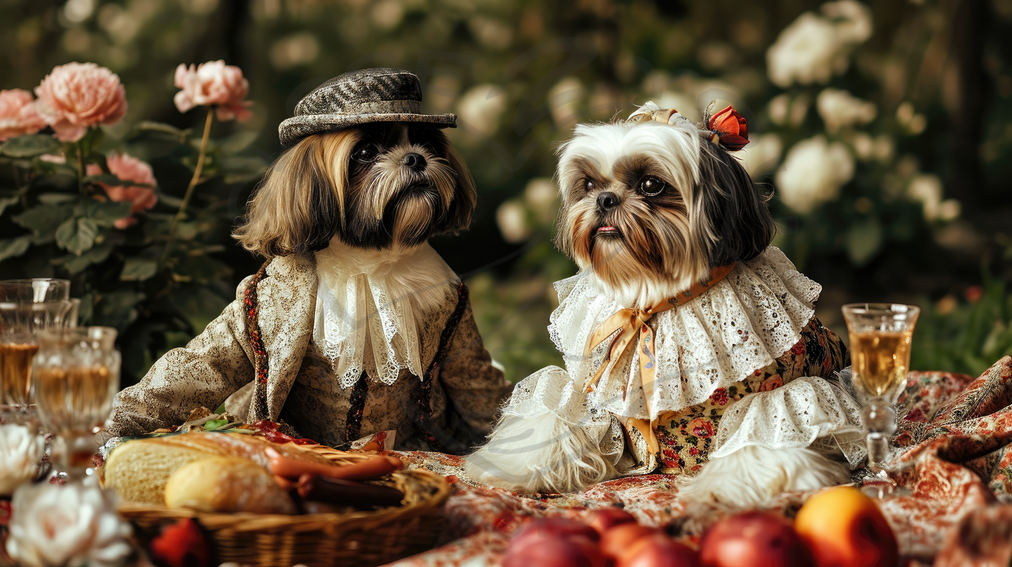 2025 Shih tzu Art Calendar - 12 Unique Artistic Styles