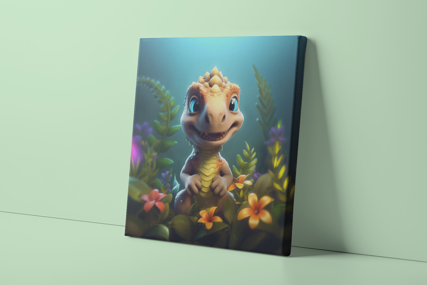 Jurassic Dreams: Cuddlesaurus Wall Art for Your Child's Bedroom