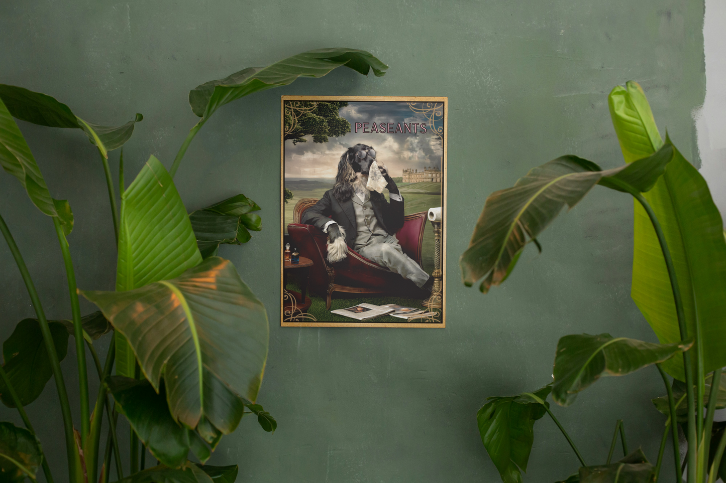 Aristopaws Bathroom Humor - Afghan Hound Wall Art