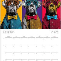 Boxer Kalender 2027 – Fine Art Hondenwandkalender voor Boxerliefhebbers