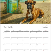 Boxer Kalender 2027 – Fine Art Hondenwandkalender voor Boxerliefhebbers