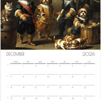 Shih Tzu Calendar 2026 – Art Style Dog Wall Calendar, 12 Month Planner, Unique Gift for Shih Tzu Lovers