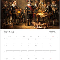 Pitbull Kalender 2027 – 12 Maanden Kunst Kalender voor Pitbull Liefhebbers