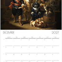 Shih Tzu Kalender 2027 – 12 Maanden Fine Art Honden Wandkalender voor Shih Tzu Liefhebbers