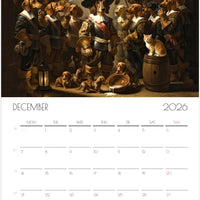 Beagle Wall Calendar 2026 – Artistic Dog Calendar with 12 Unique Beagle Designs