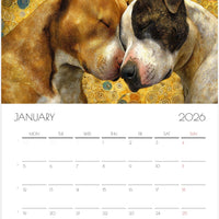 Pitbull Calendar 2026 – Art-Style Dog Calendar with 12 Unique Designs