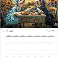 Shih Tzu Calendar 2026 – Art Style Dog Wall Calendar, 12 Month Planner, Unique Gift for Shih Tzu Lovers