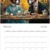 Boxer Calendar 2026 – Art-Style Dog Calendar with 12 Unique Designs