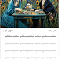 Beagle Kalender 2027 – 12 Maanden Hondenkalender met Kunstwerken voor Beagleliefhebbers