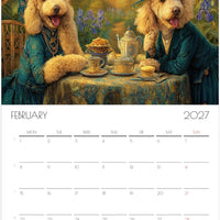 Tekkelkalender 2027 – 12 maanden durende kunstkalender voor aan de muur voor tekkeliefhebbers