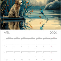 Doodle Calendar 2026 – Art-Style Dog Calendar with 12 Unique Designs