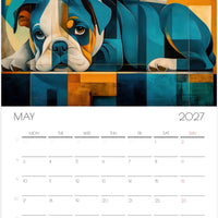 Engelse Bulldog Kalender 2027 – Fine Art Honden Wandkalender voor Bulldogliefhebbers