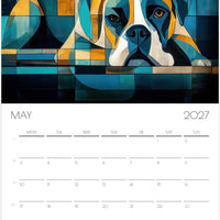 Boxer Kalender 2027 – Fine Art Hondenwandkalender voor Boxerliefhebbers