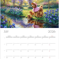 Doodle Calendar 2026 – Art-Style Dog Calendar with 12 Unique Designs