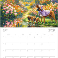 Boxer Kalender 2027 – Fine Art Hondenwandkalender voor Boxerliefhebbers