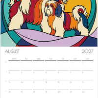 Shih Tzu Kalender 2027 – 12 Maanden Fine Art Honden Wandkalender voor Shih Tzu Liefhebbers