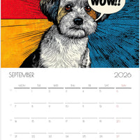 Shih Tzu Calendar 2026 – Art Style Dog Wall Calendar, 12 Month Planner, Unique Gift for Shih Tzu Lovers