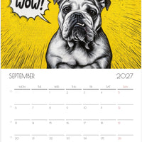 Engelse Bulldog Kalender 2027 – Fine Art Honden Wandkalender voor Bulldogliefhebbers