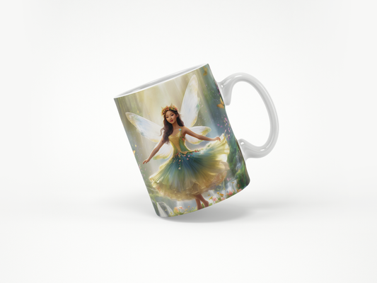 Charming Fairy Design Mug - Perfect for Hot Drinks