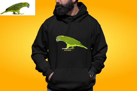 Custom Pet Portrait Hoodie - Personalized pet Photo on Sweatshirt with Pouch Pocket