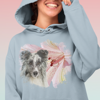 Watercolor Pet Portrait Hoodie - Artistic & Personalized Comfort Wear