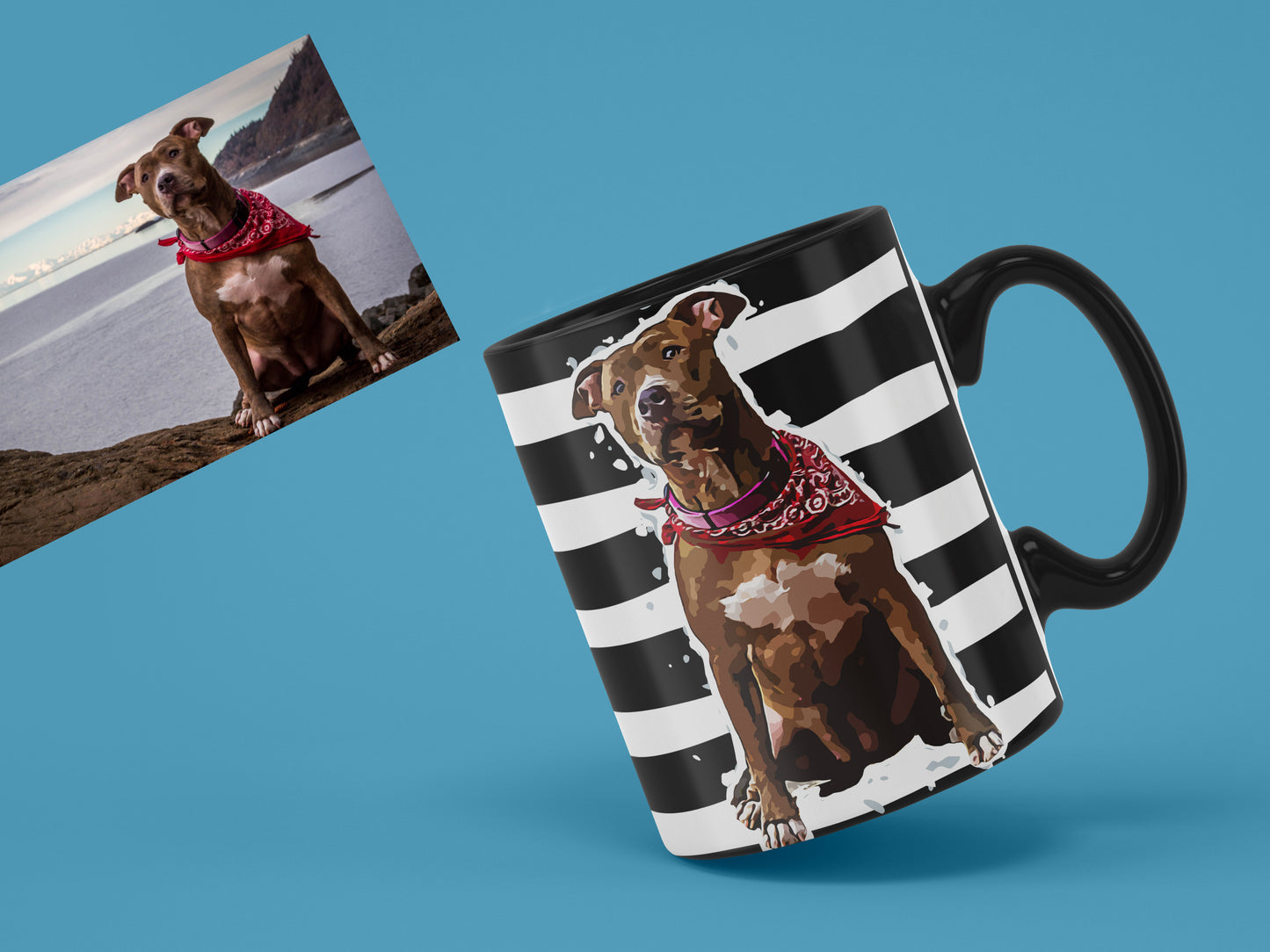 Personalized Pet Art Mug - Ideal Gift for Animal Enthusiasts, Great for Any Celebration - 11oz Ceramic Mug